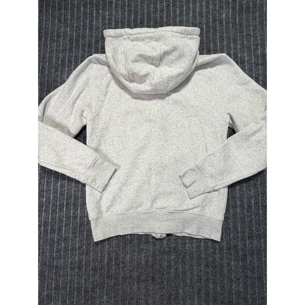 Nike Zip Up Hoodie Womens Small Gray Fleece Sporty Minimalist Casual Streetwear - Picture 5 of 6